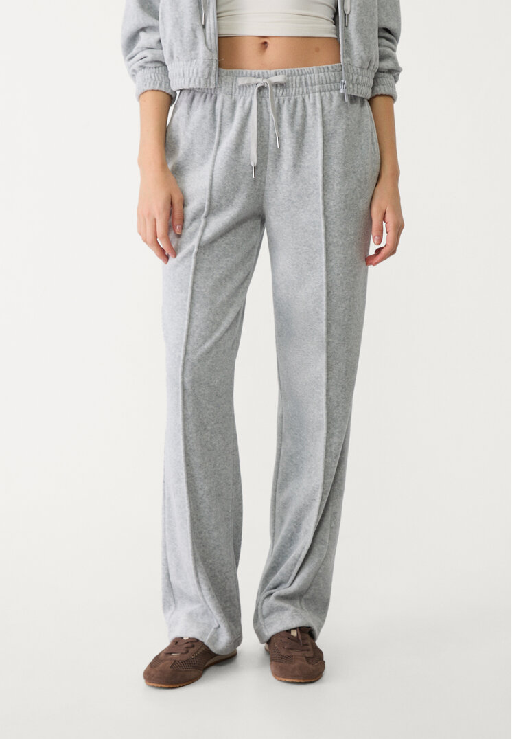 pantalon jogger terciopelo