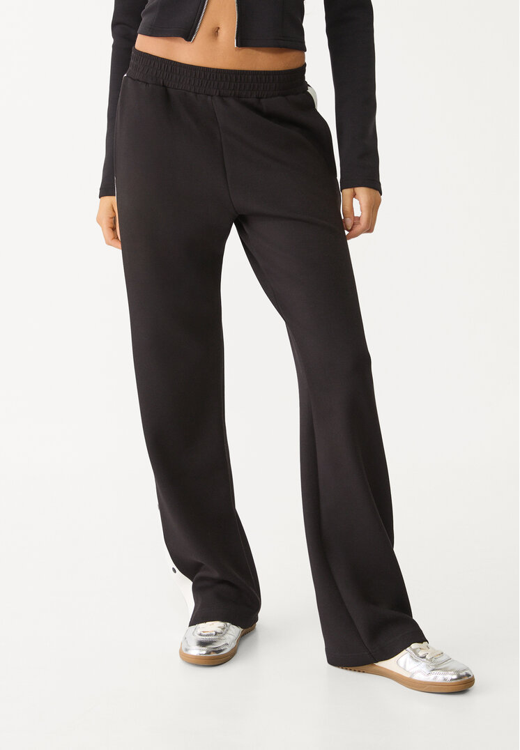 pantalon botones laterales soft