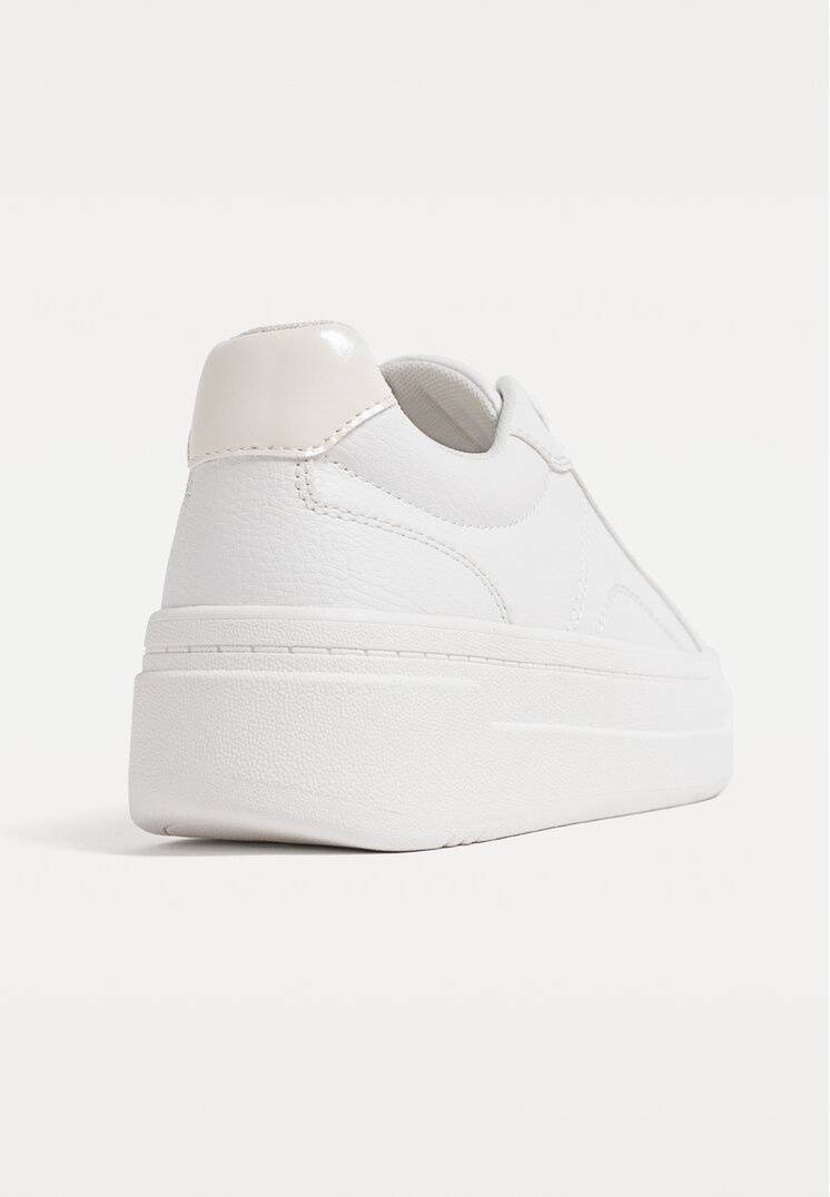 zapatillas plataforma blancas