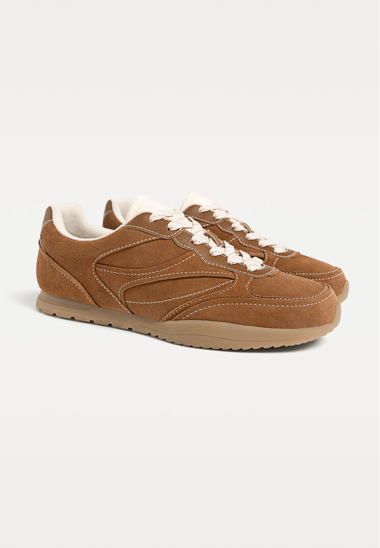 zapatillas serraje cosidos
