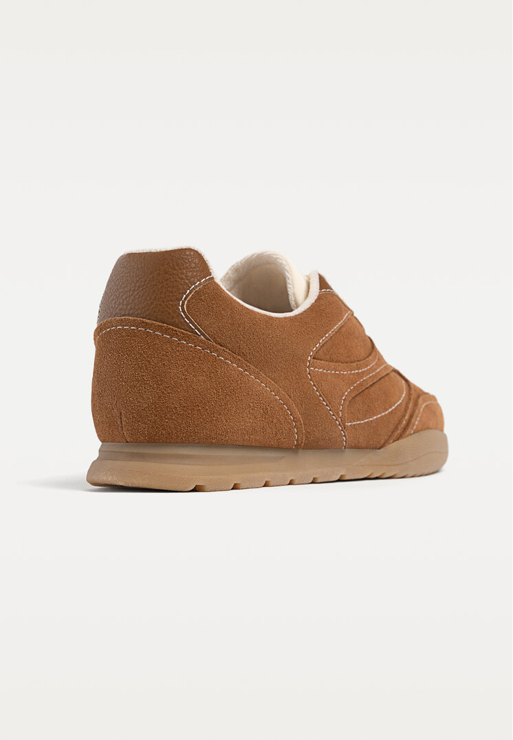 zapatillas serraje cosidos