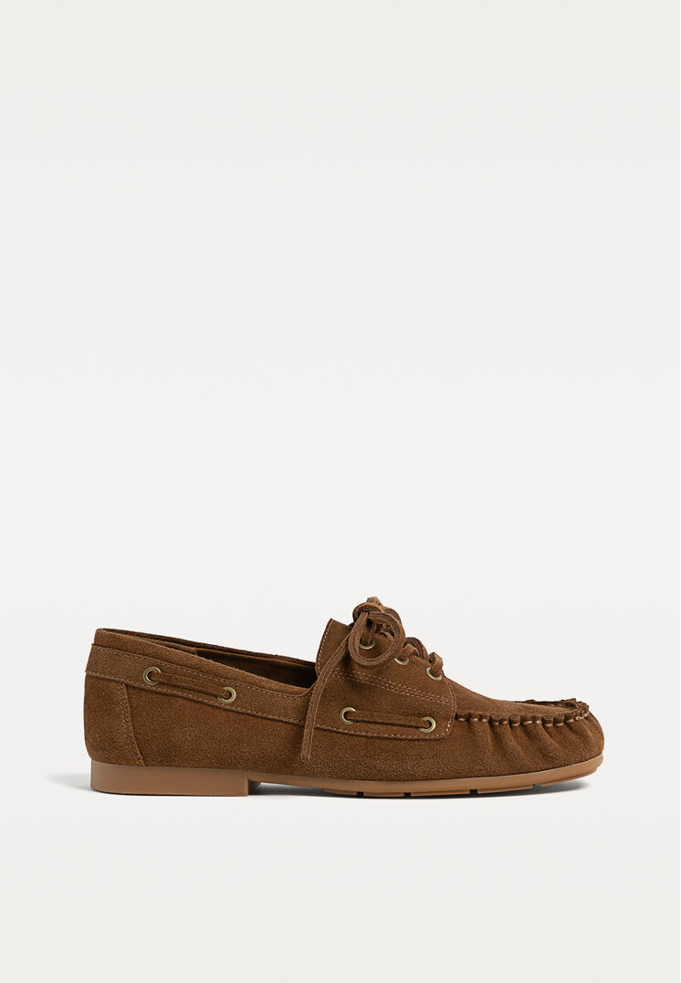 mocasin serraje cordones