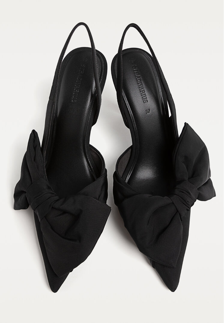 zapatos de tacon lazo