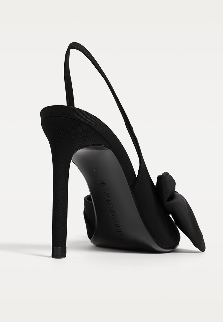 zapatos de tacon lazo