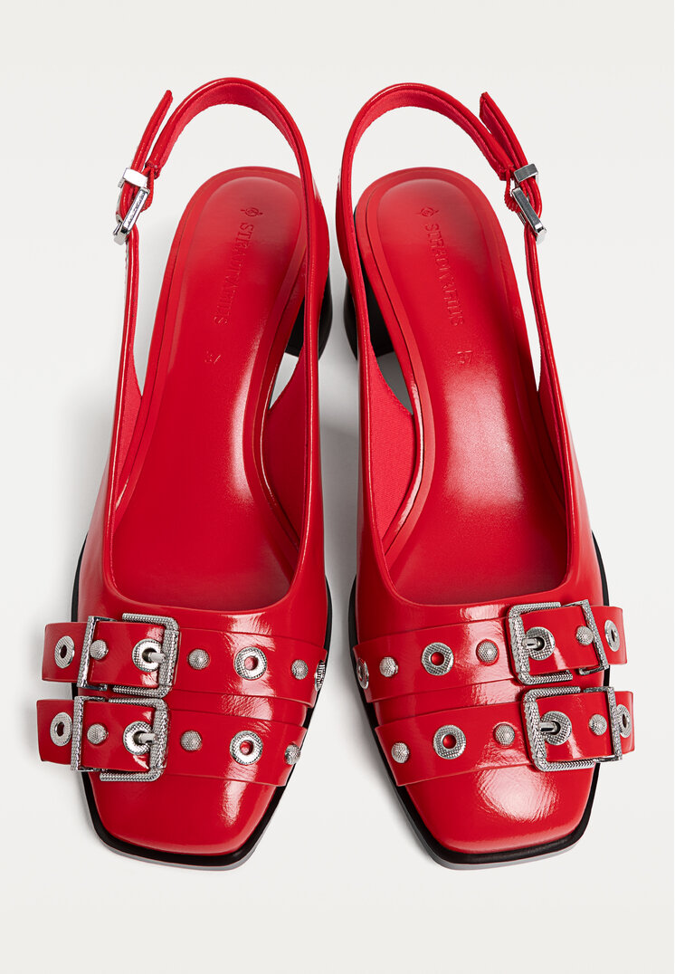 zapatos de tacon hebillas