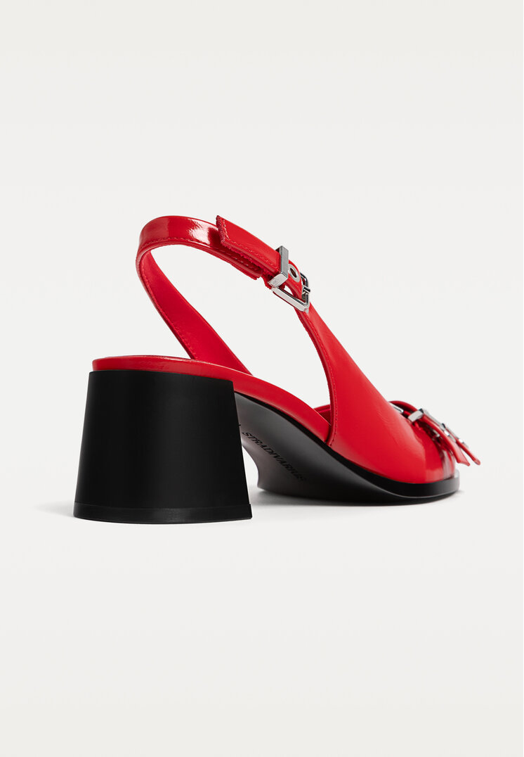 zapatos de tacon hebillas