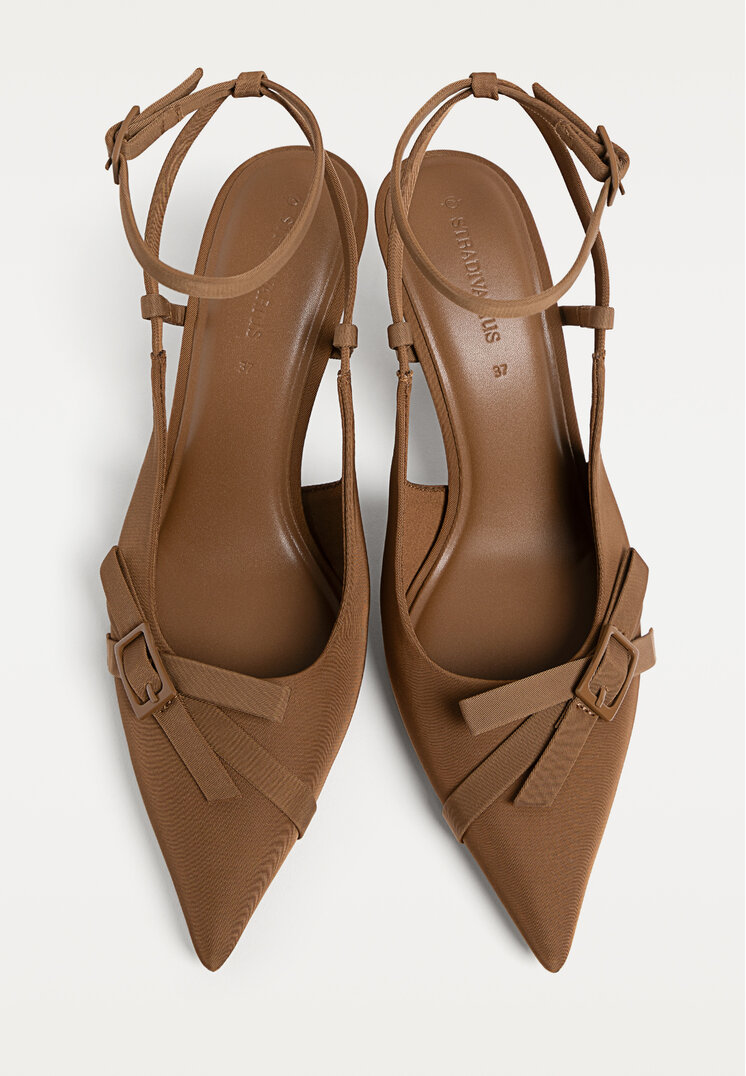 zapatos de tacon lazo