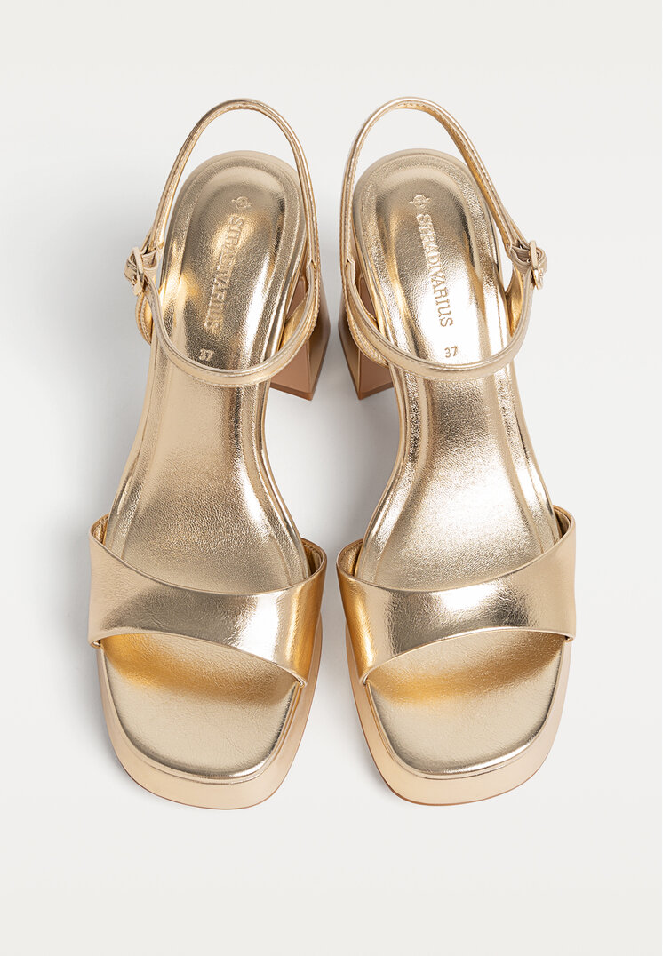 sandalias tacon plataforma
