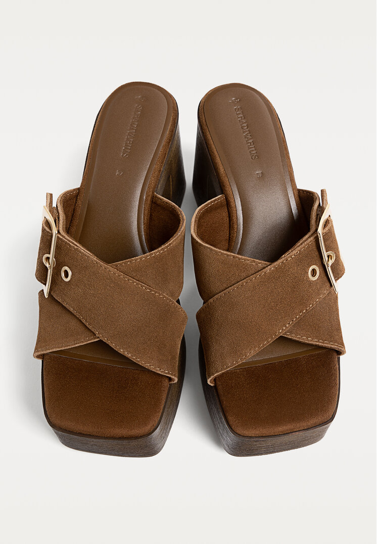 sandalias piel tacon plataforma