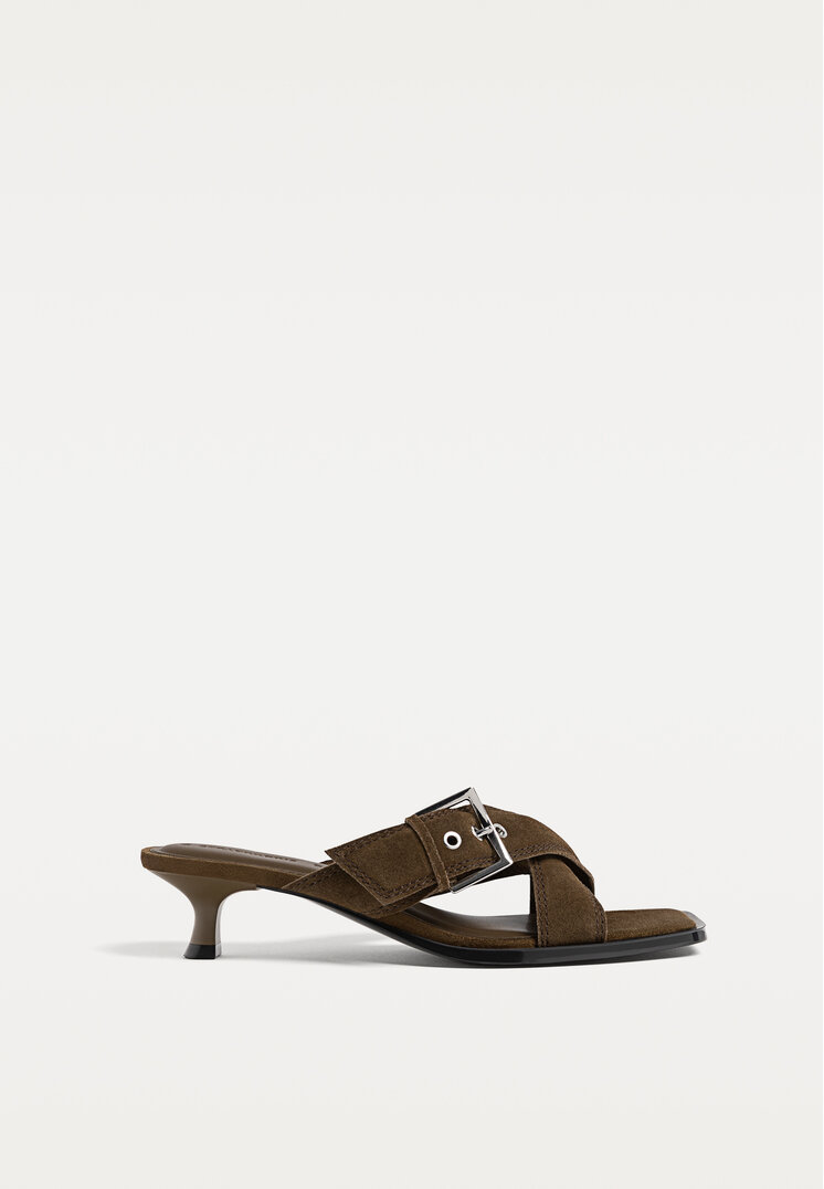 sandalias tiras cruzadas serraje