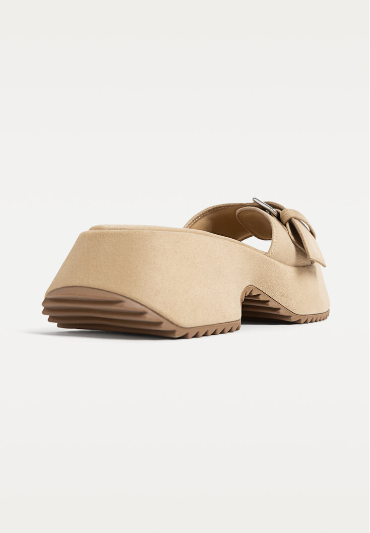 sandalias planas plataforma