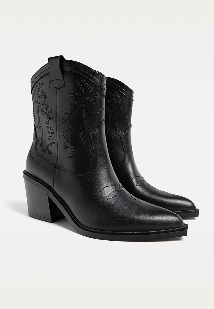 botines de tacon cowboy
