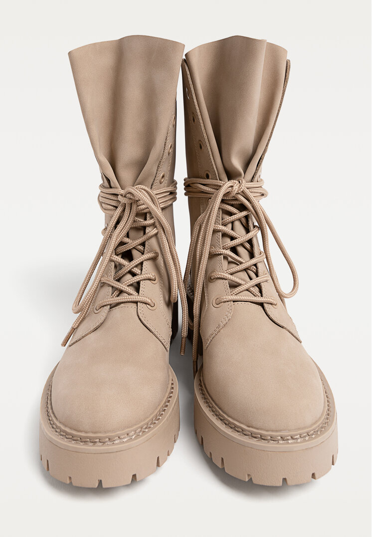 botines soft cordones