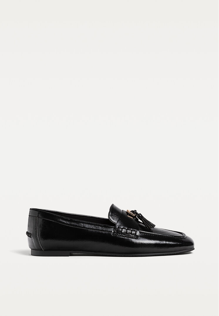 mocasines borlas
