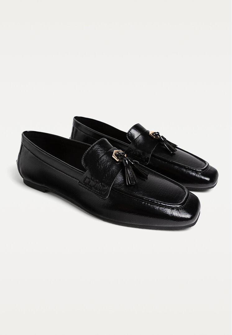 mocasines borlas