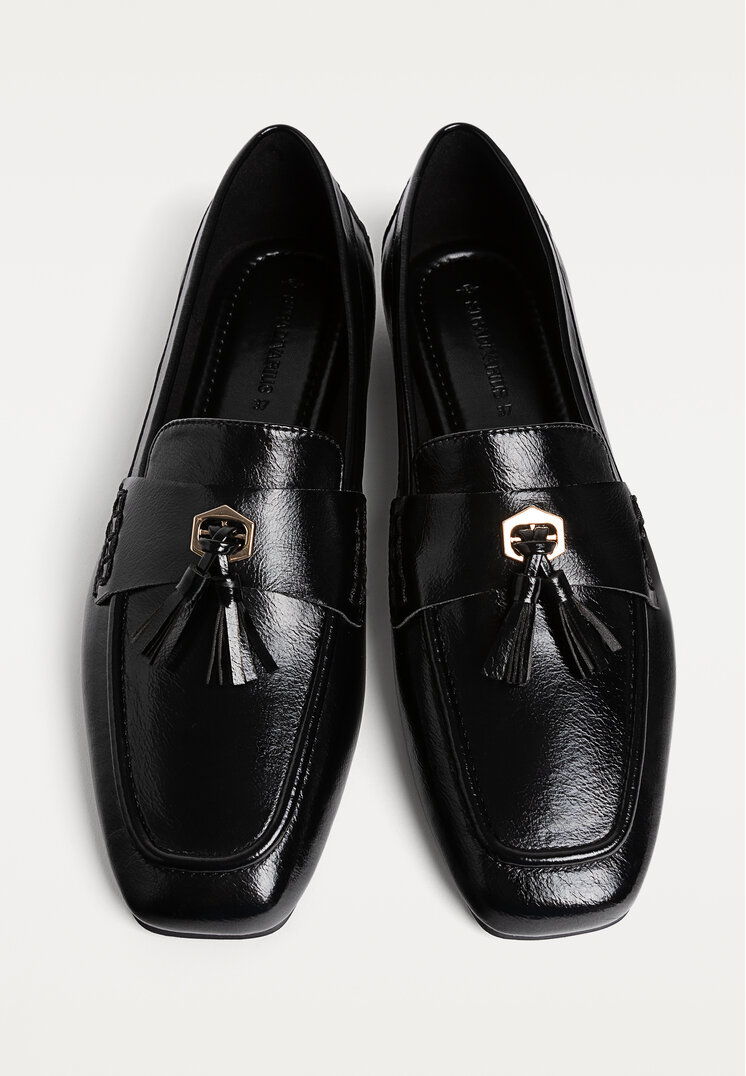 mocasines borlas