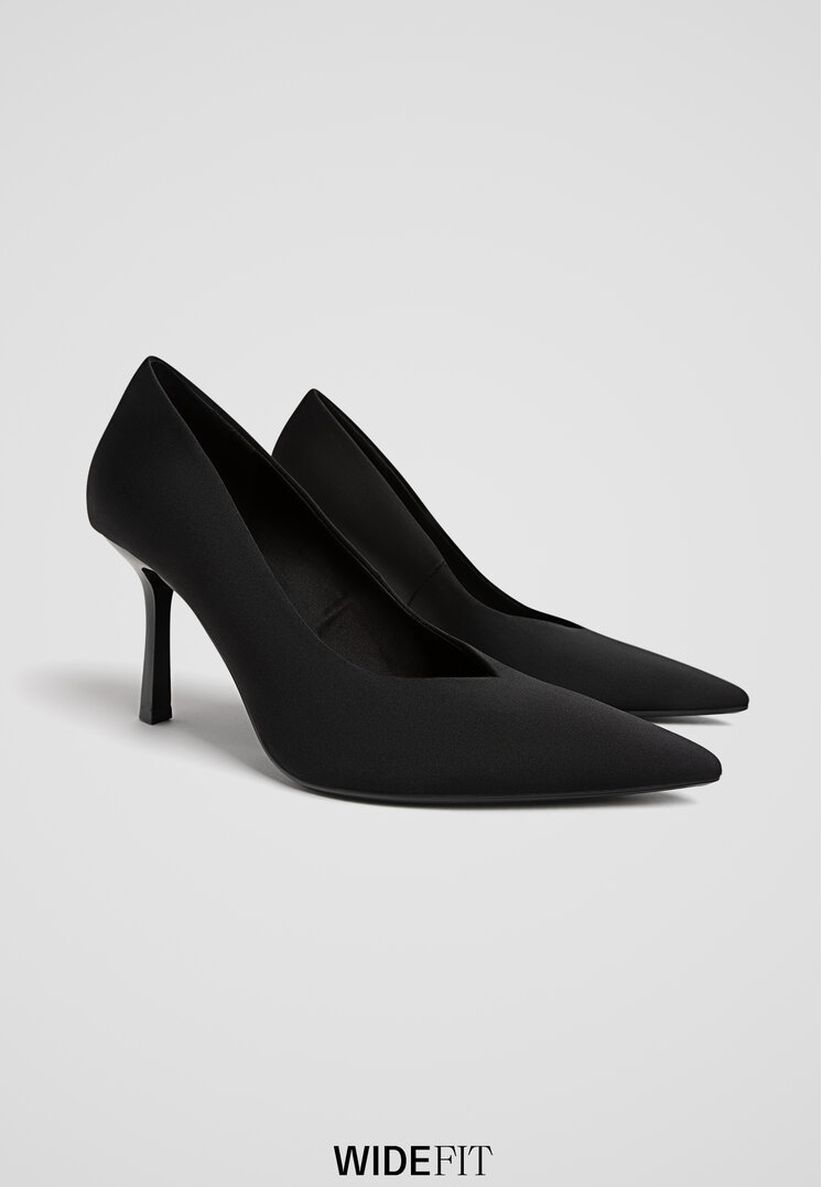 wide fit zapatos tacon tipo salon