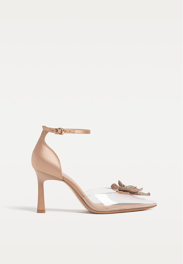 zapatos de tacon vinilo