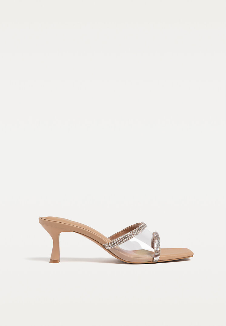 sandalias vinilo brillos