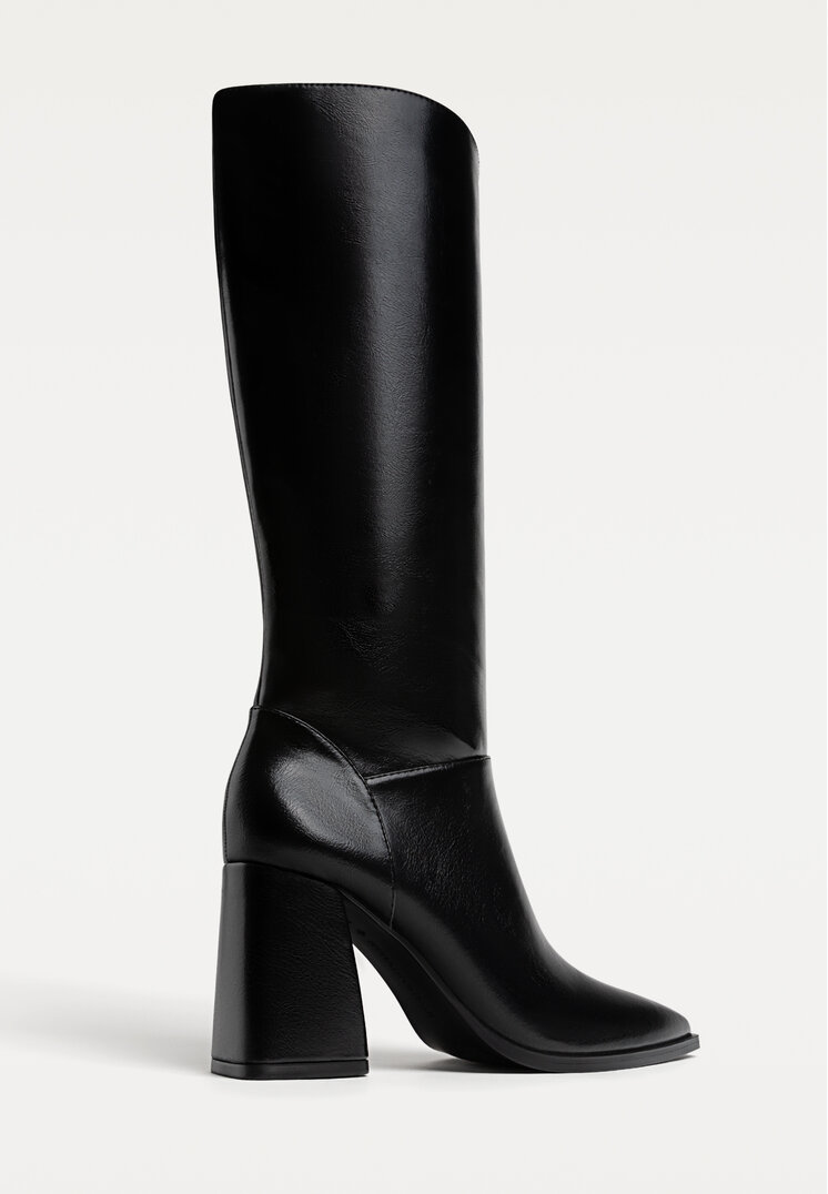 botas altas tacon