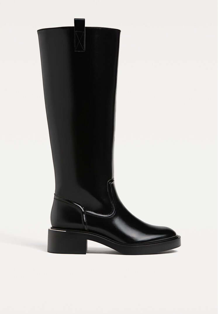 botas planas hipicas