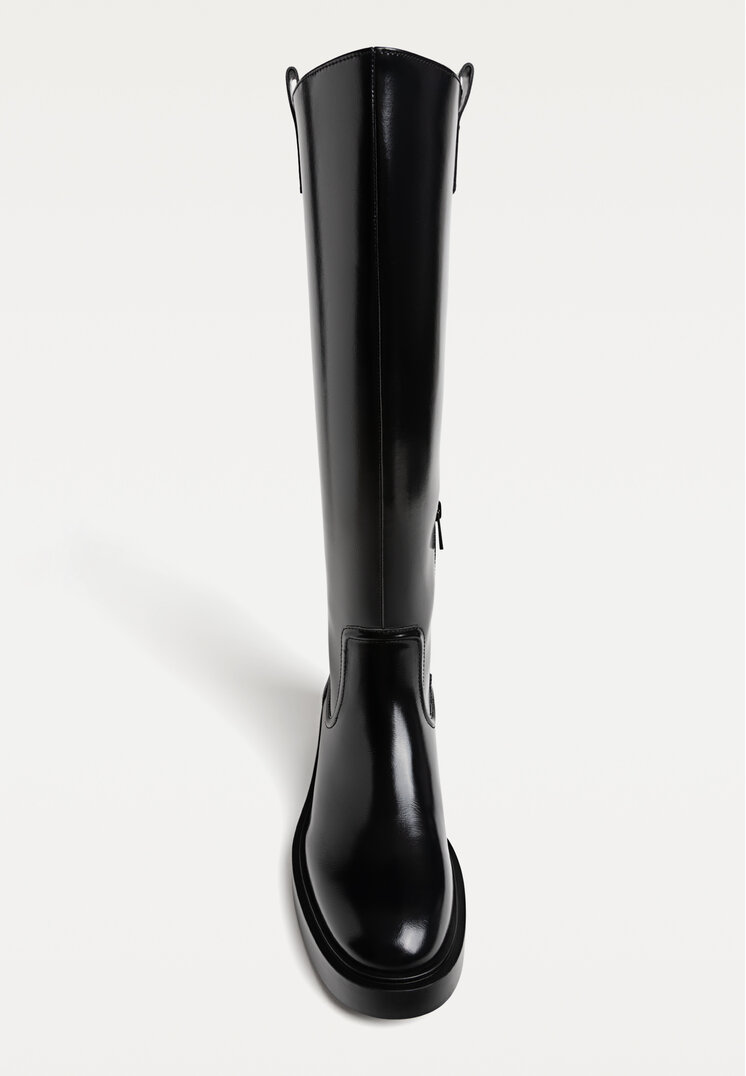botas planas hipicas
