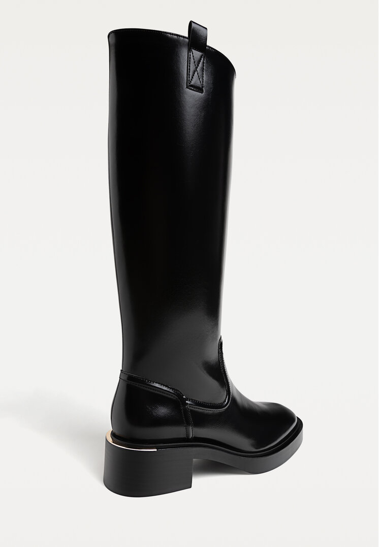 botas planas hipicas
