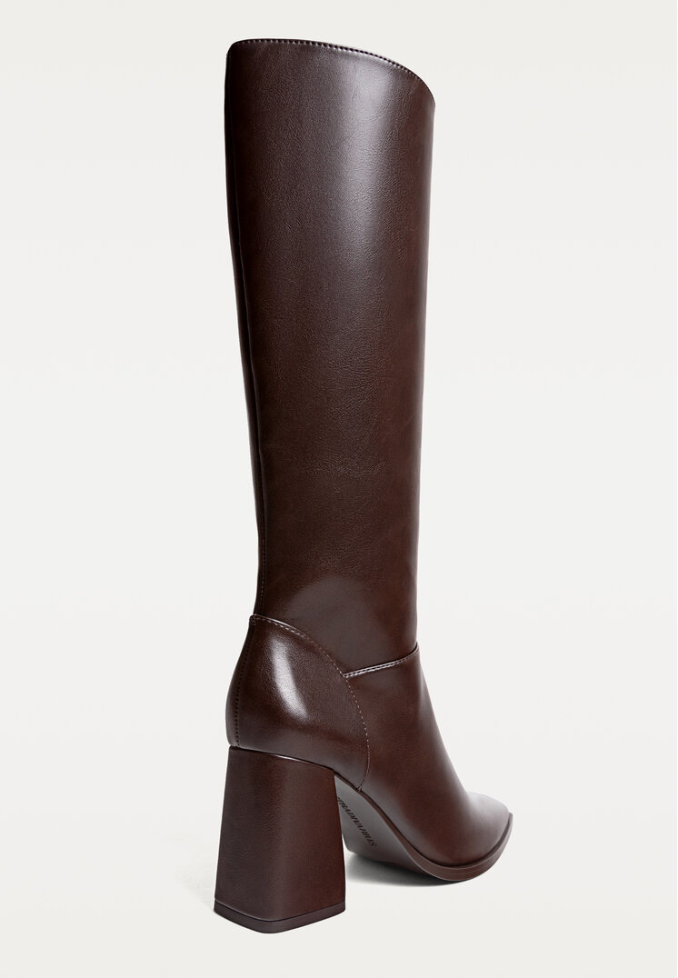 botas altas tacon