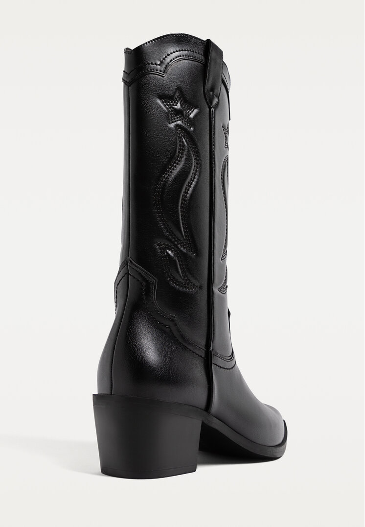 botas cowboy tacon