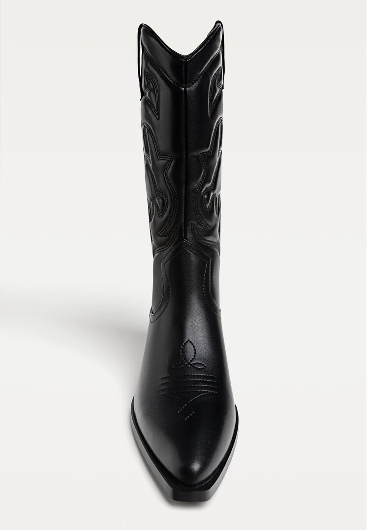 botas cowboy tacon
