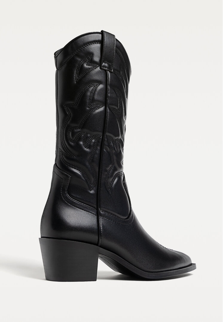 botas cowboy tacon