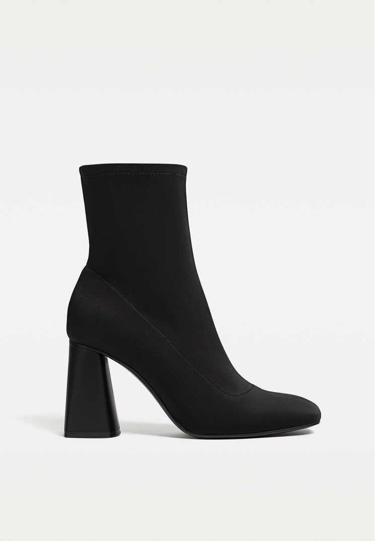 botines tacon efecto neopreno