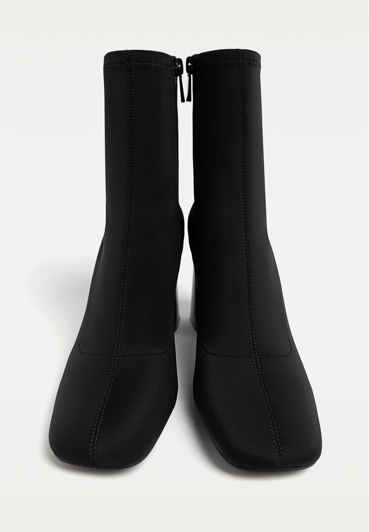 botines tacon efecto neopreno