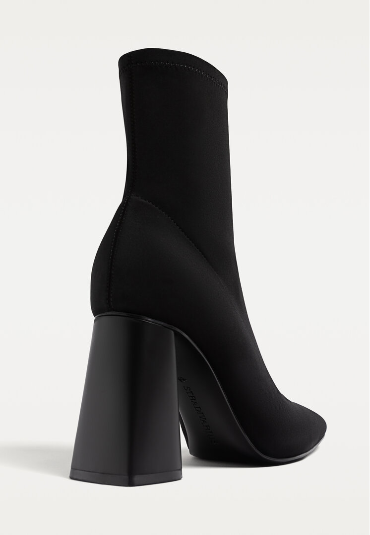 botines tacon efecto neopreno
