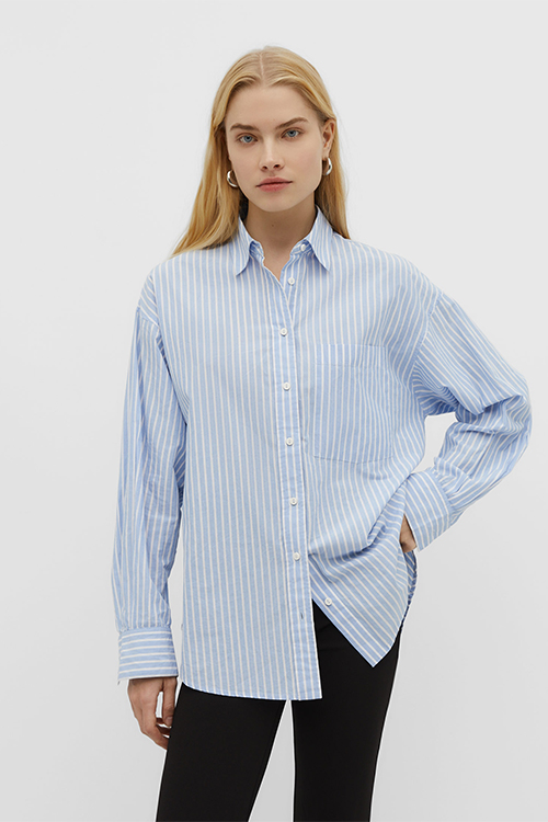 DAMEN Hemden & T-Shirts Bluse Basisch Weiß/Mehrfarbig L Stradivarius Bluse Rabatt 98 % 