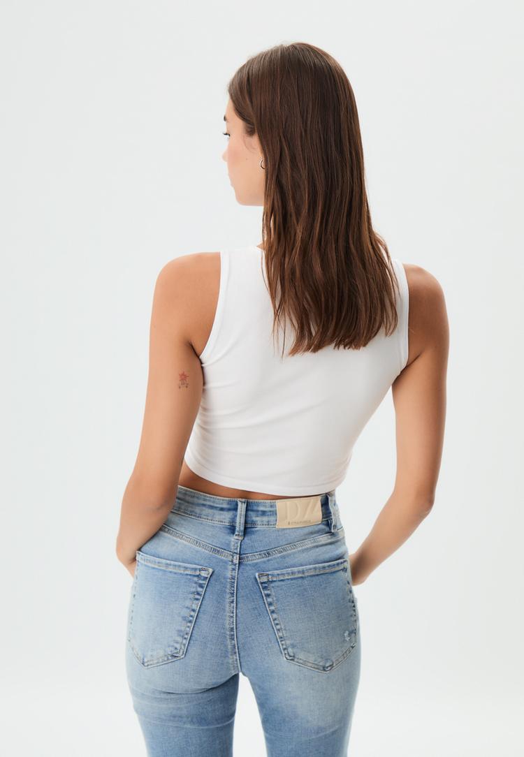 camiseta sin mangas algodon