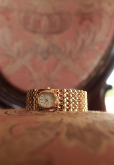 Wide chain watch — Gold 1