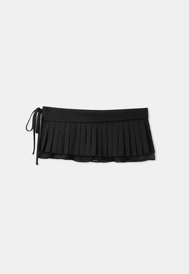 Pleated skirt belt — Black 5