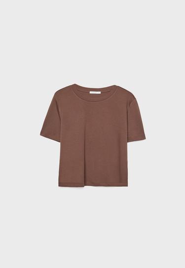 Basic regular fit kalın tişört - Görsel 20