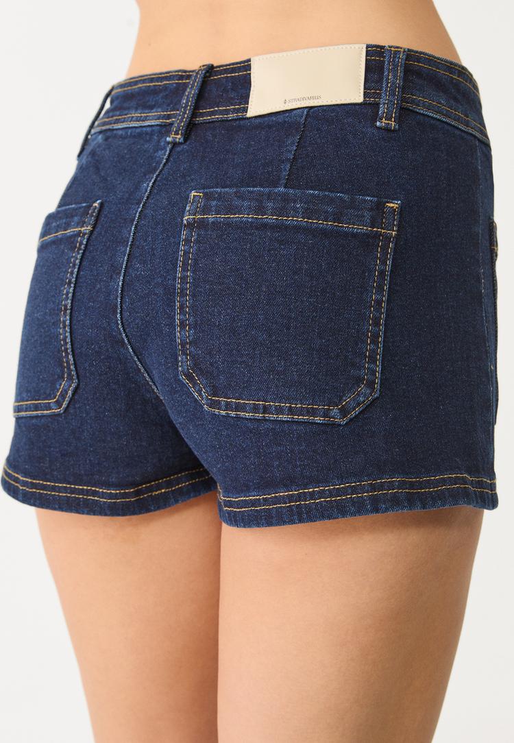 micro short denim