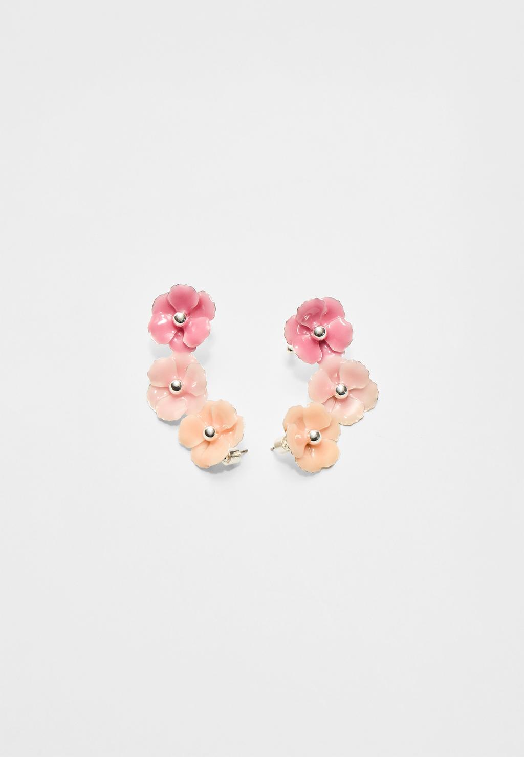 Boucles d’oreilles ear-cuff fleur