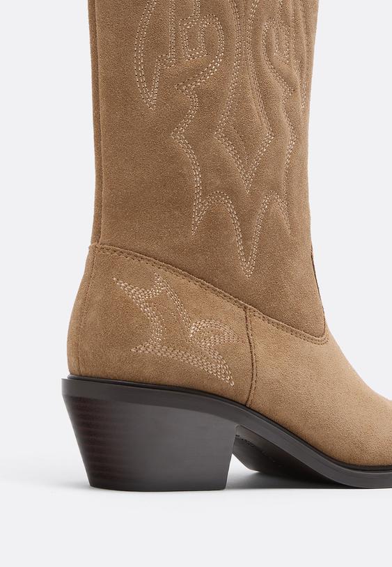 botas cowboy piel