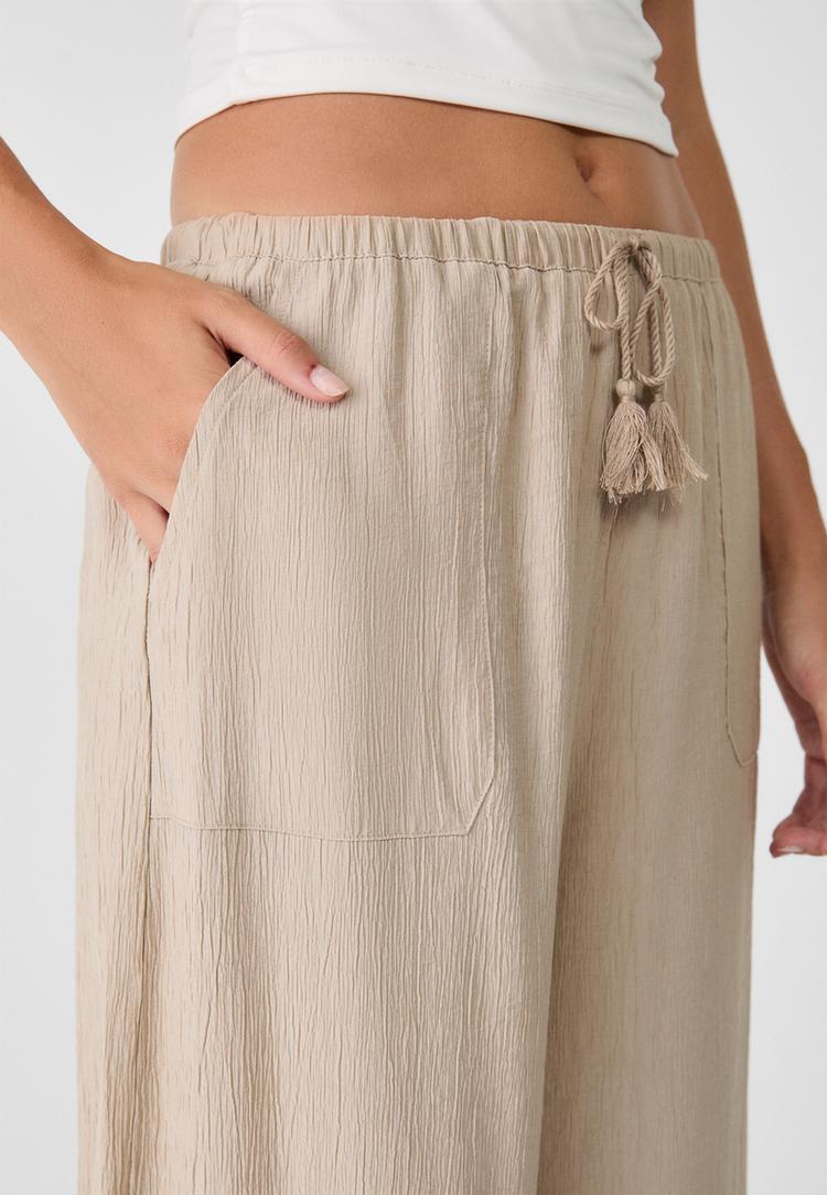 pantalon culotte fluido