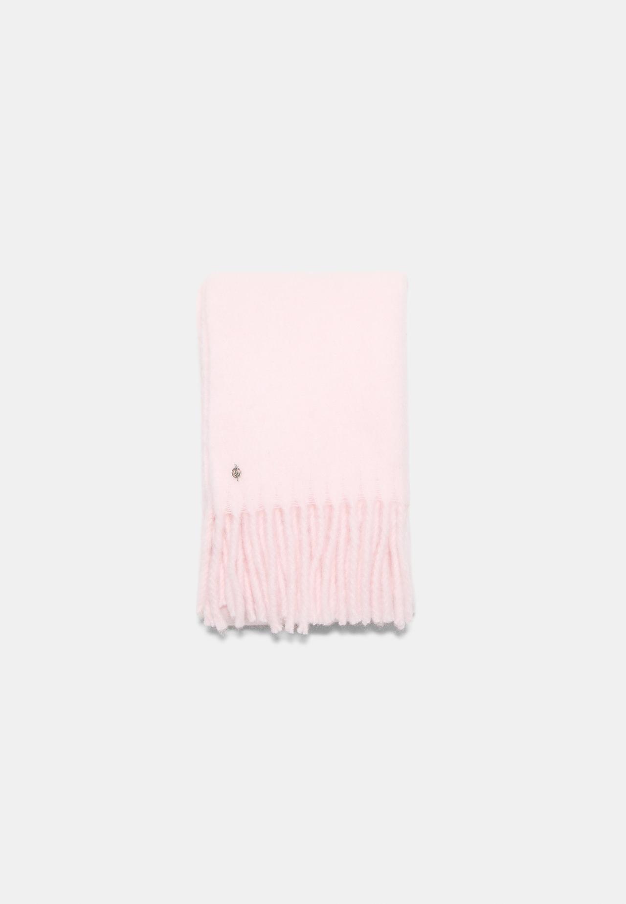 Medium basic scarf — Pastel pink