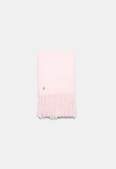 Medium basic scarf — Pastel pink 1