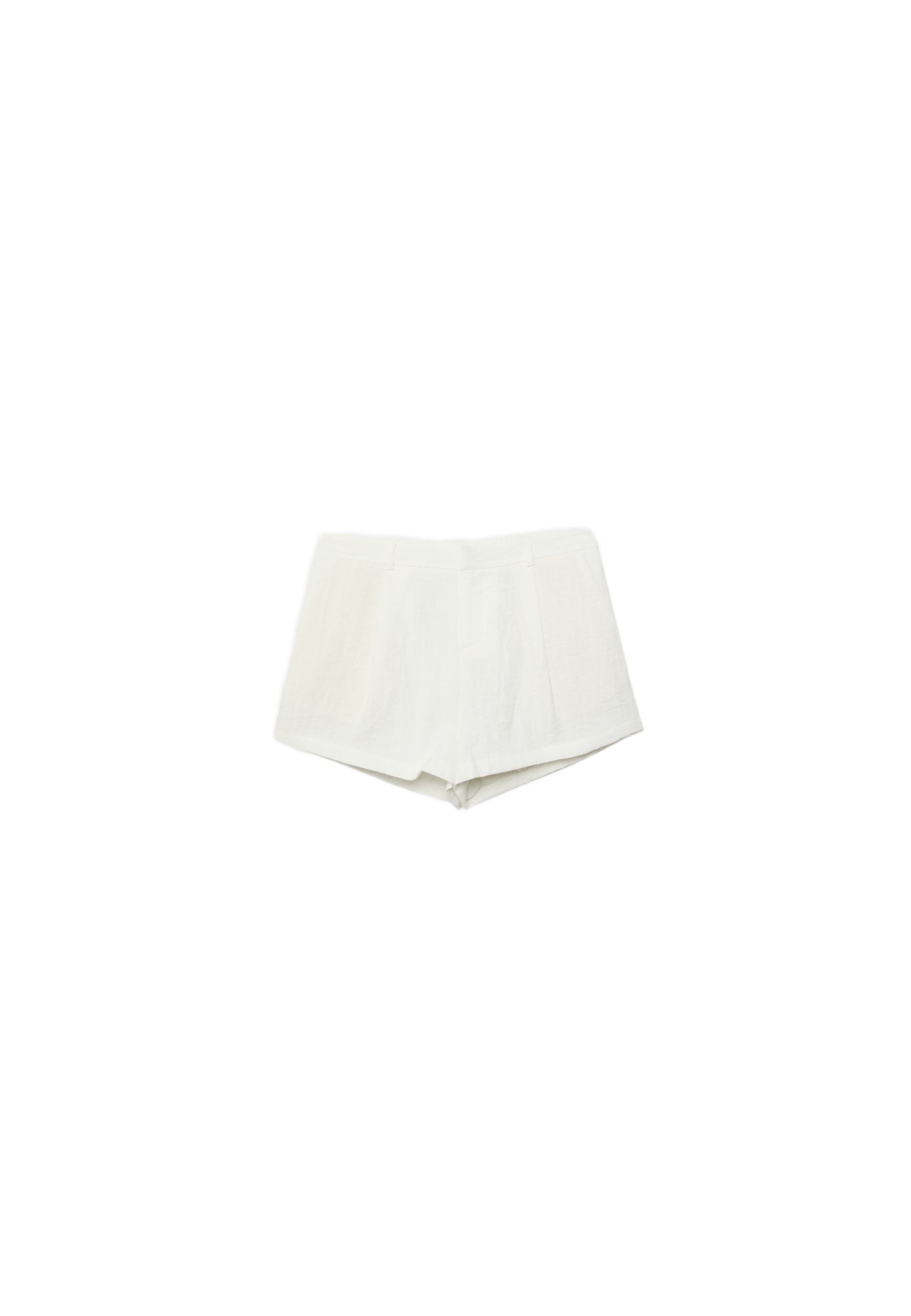 Smart rustic shorts — Ecru