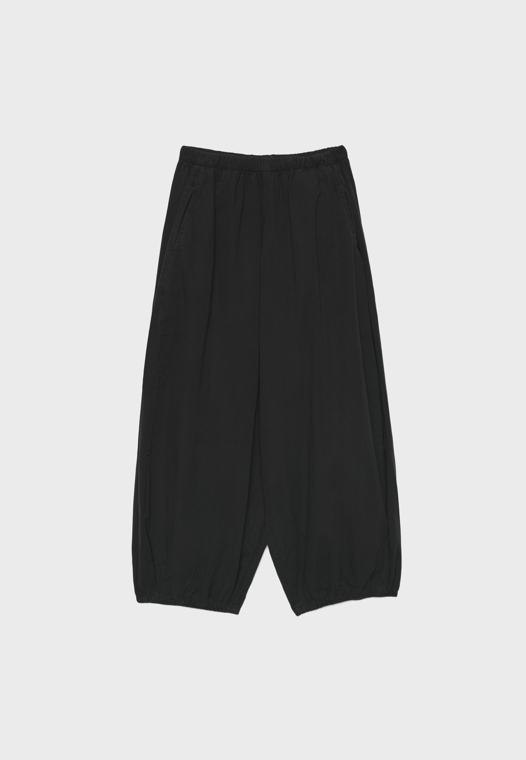 Poplin bloomer trousers — Black