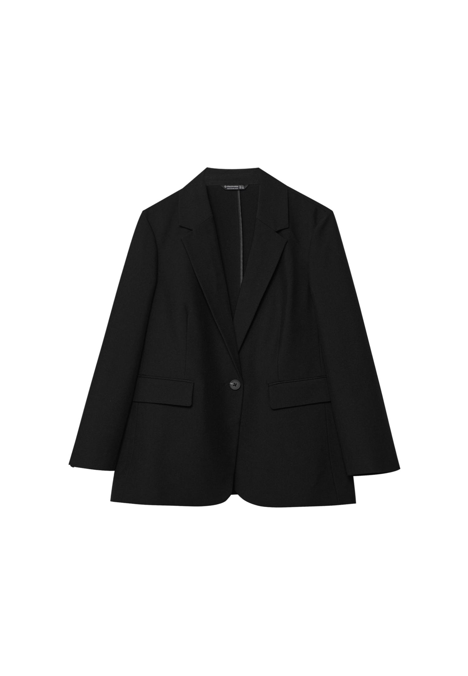 Regular fit blazer — Black