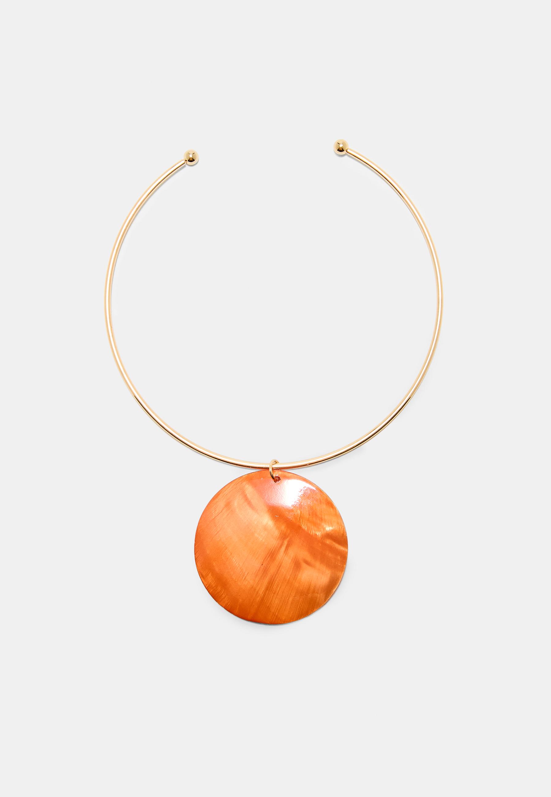 Sedef görünümlü choker kolye - Görsel 5