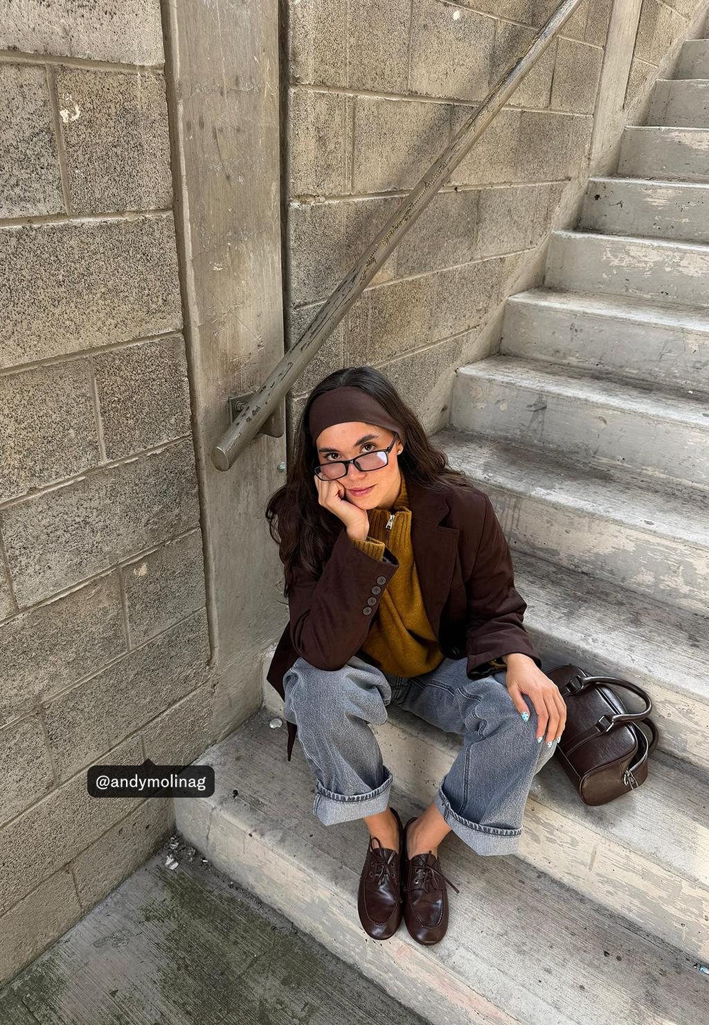 Regular fit faux suede blazer